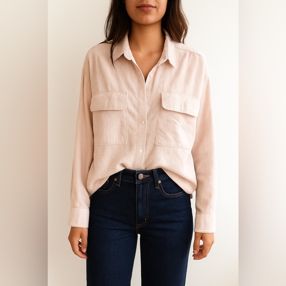 Ricki's Tops - Ricki’s Stripped Button Down | Size XL
